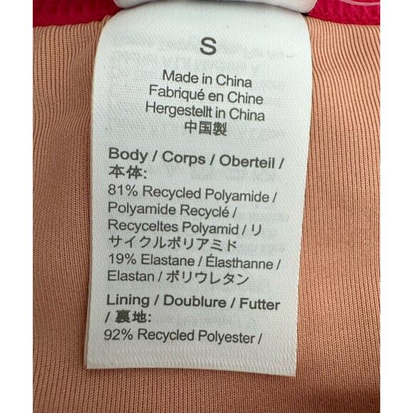 J Crew re-Imagined Curved Waist Bikini Bottom Pink Women Small New W/Tags - Picture 6 of 8